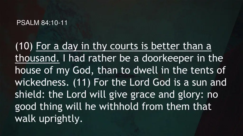 psalm 84 10 11