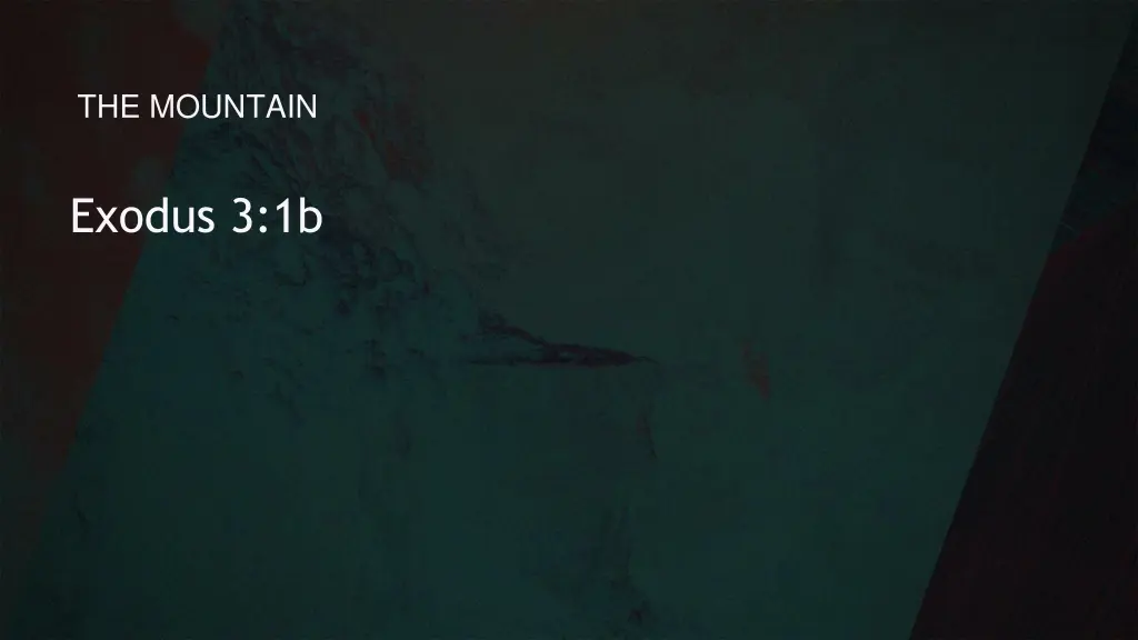 the mountain
