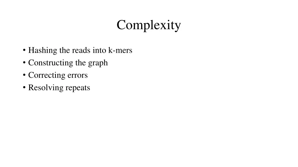complexity