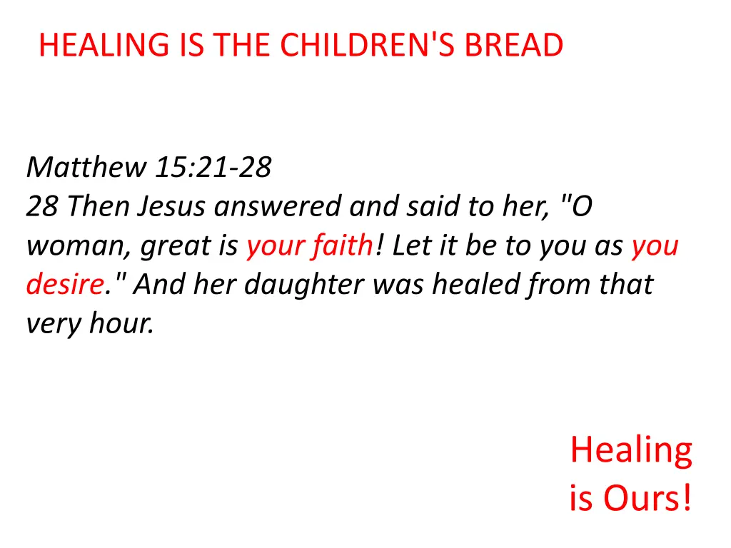 healing is the children s bread 3