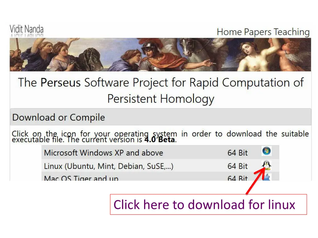 click here to download for linux