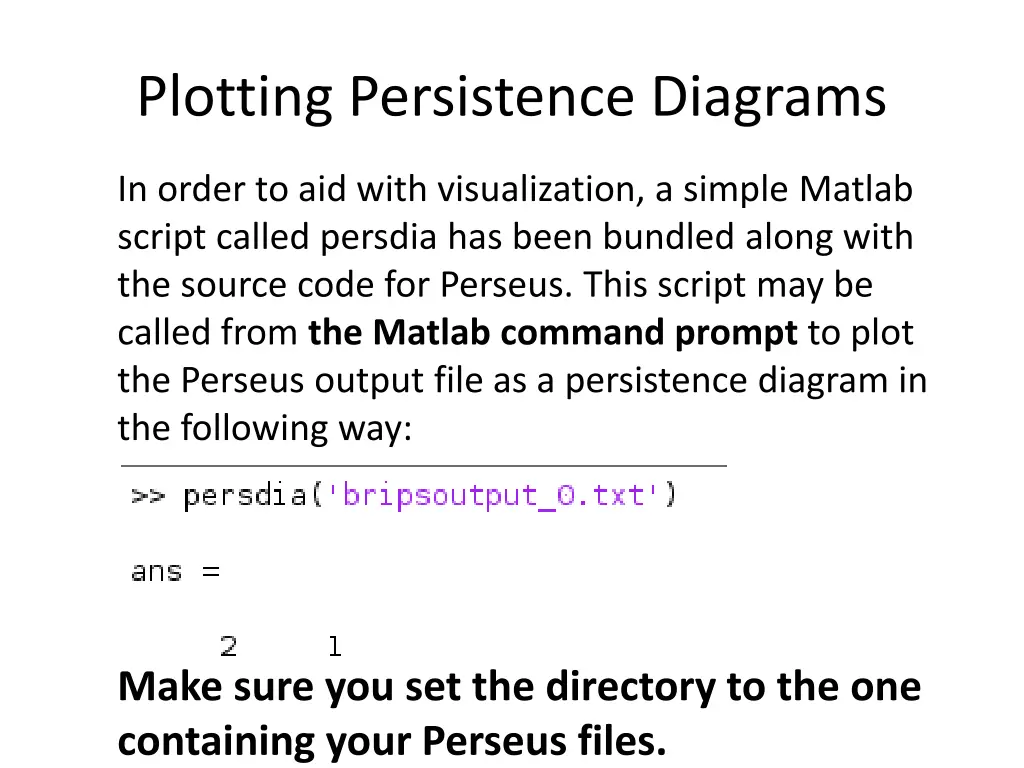 plotting persistence diagrams