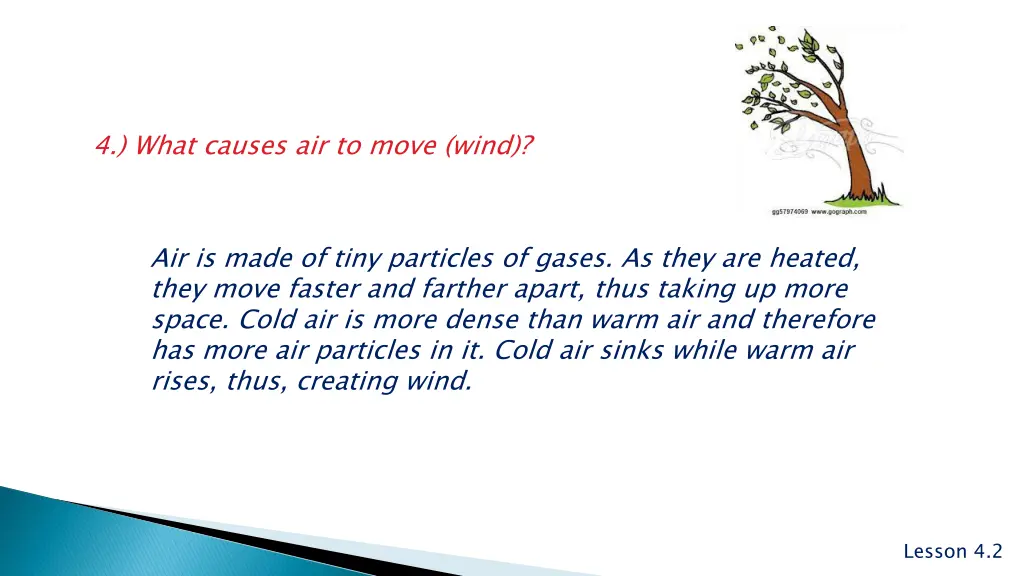 4 what causes air to move wind