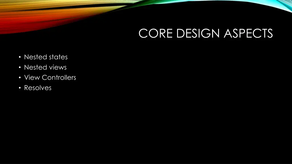 core design aspects