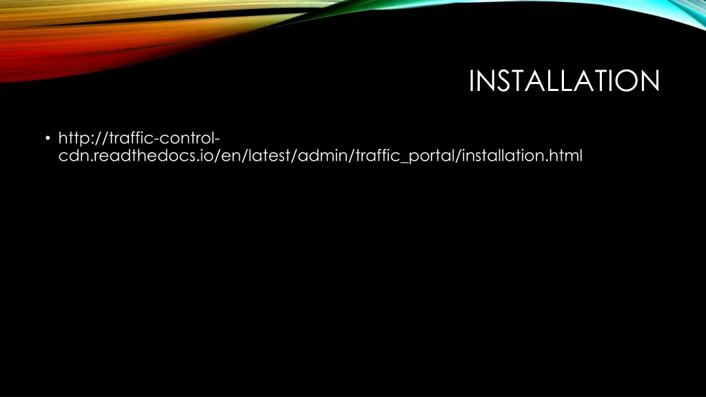 installation