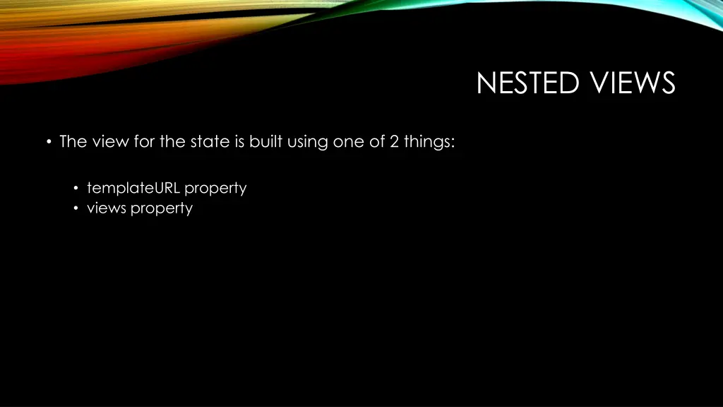 nested views