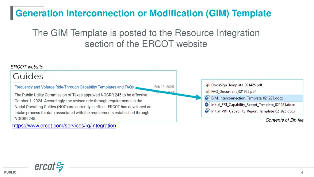 generation interconnection or modification