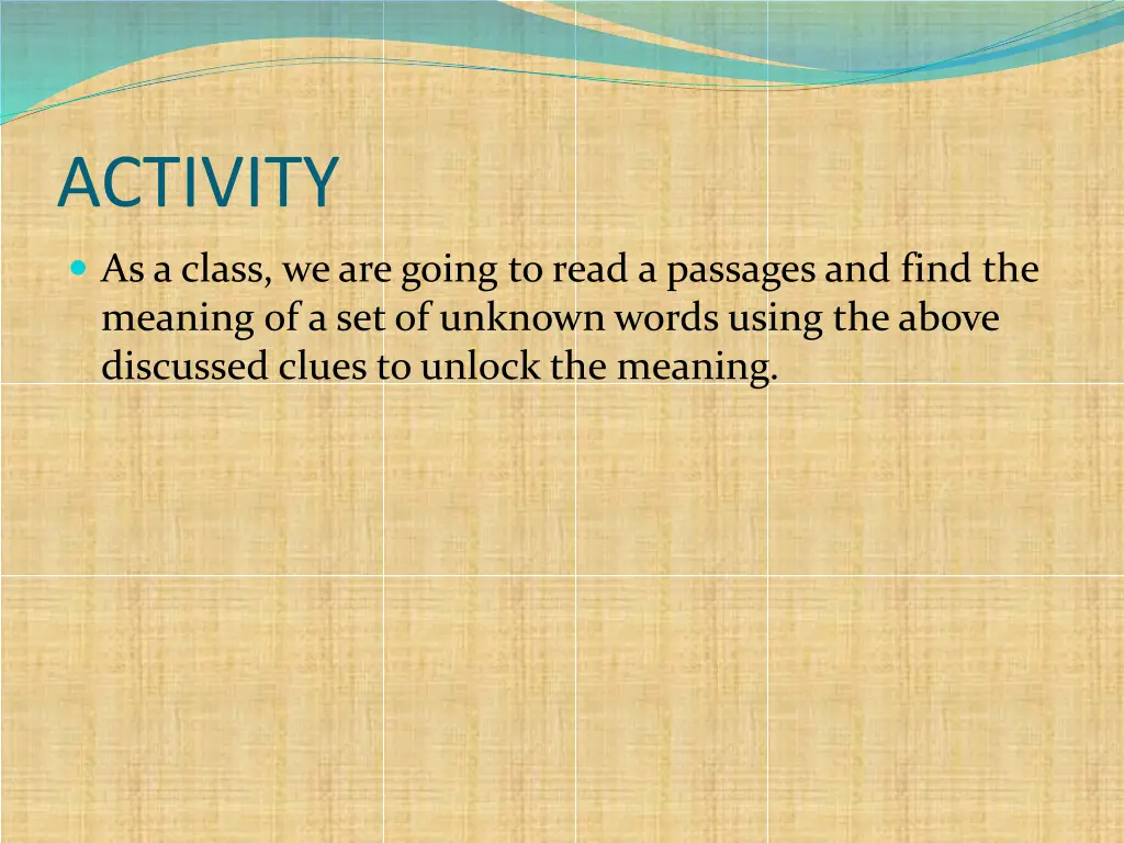 activity