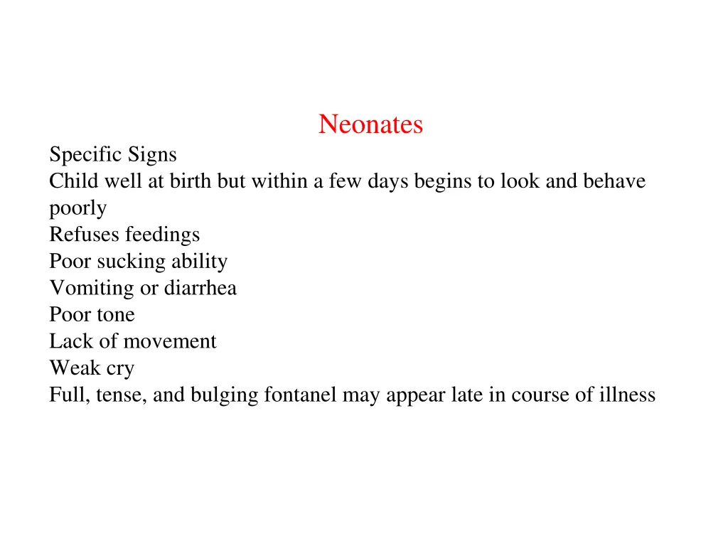 neonates