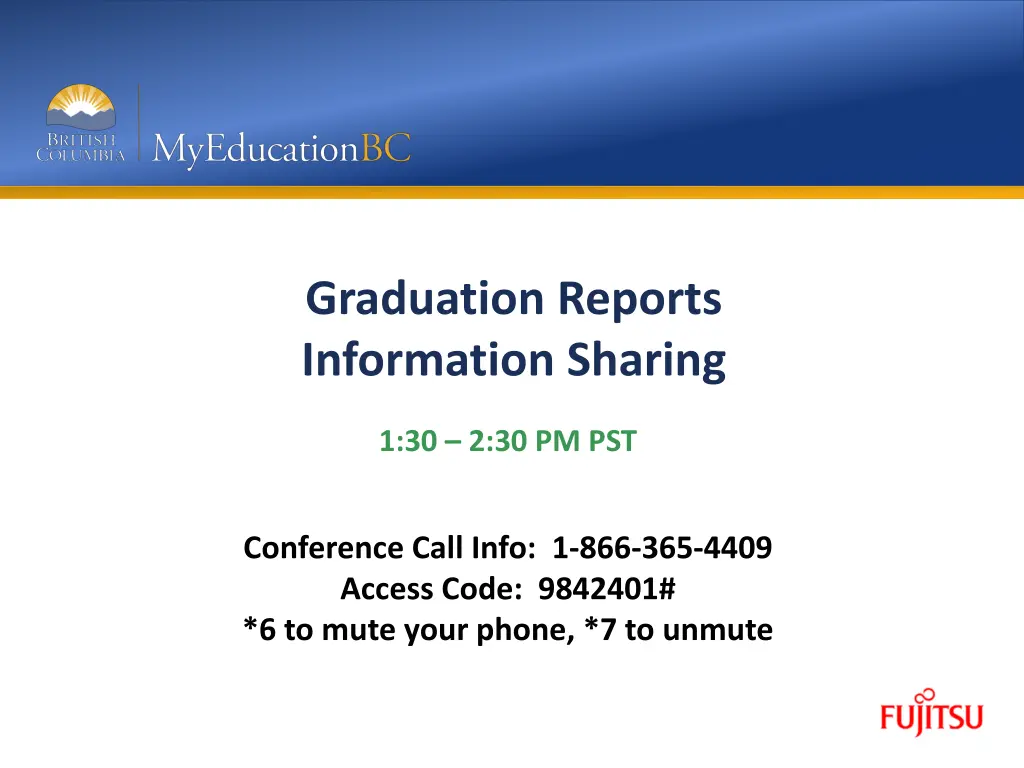graduation reports information sharing
