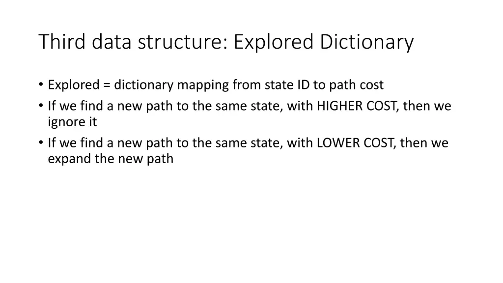 third data structure explored dictionary