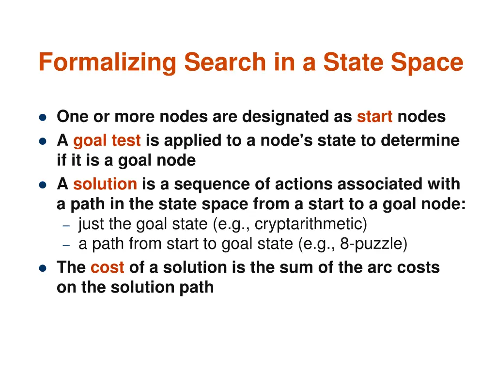 formalizing search in a state space 3
