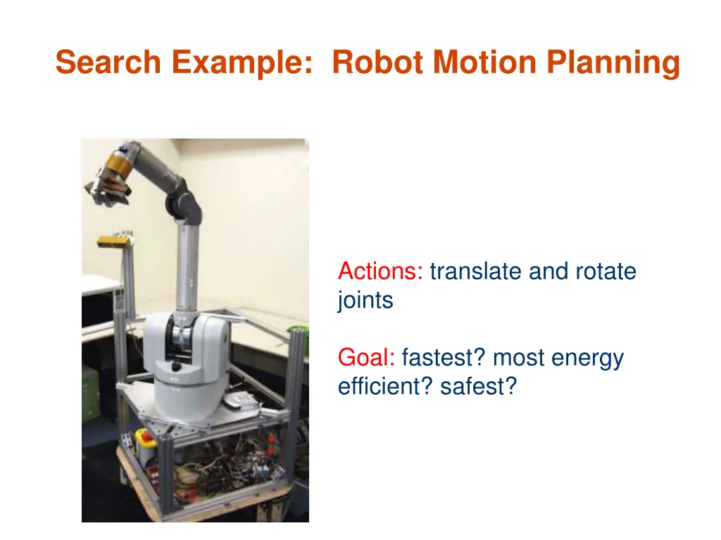 search example robot motion planning