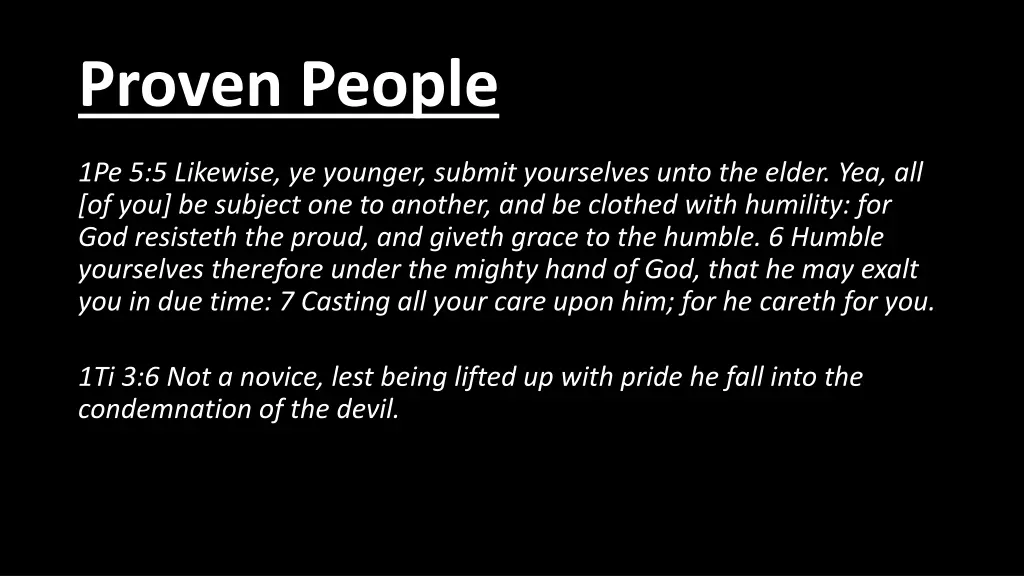 proven people 2