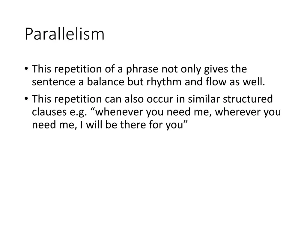 parallelism 1
