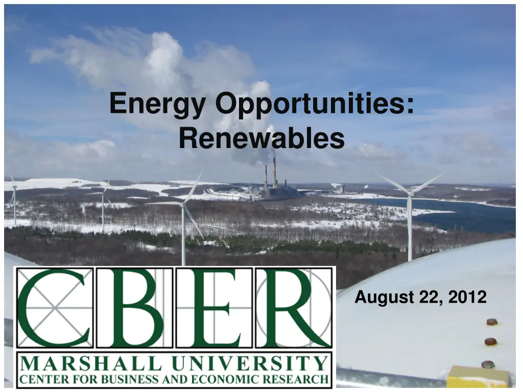 energy opportunities renewables