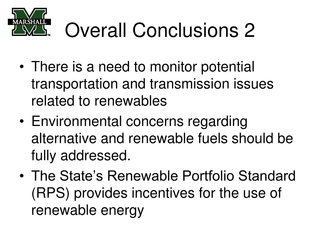 overall conclusions 2