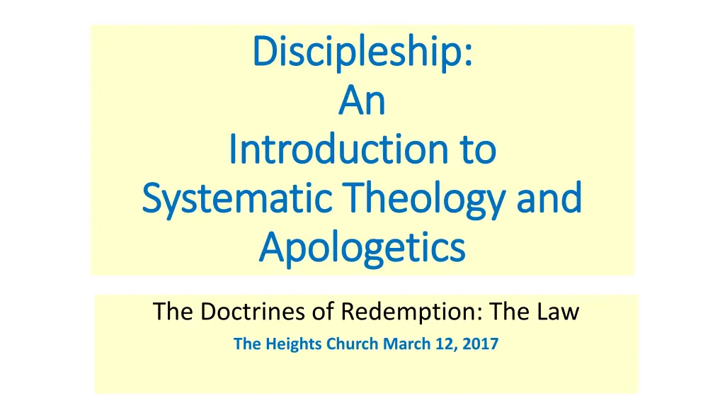 discipleship discipleship an an introduction