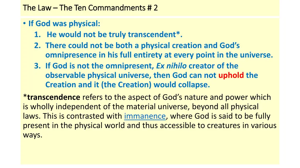 the law the law the ten commandments