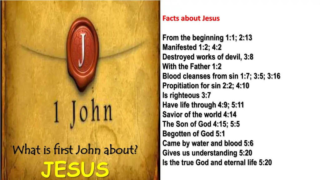 facts about jesus