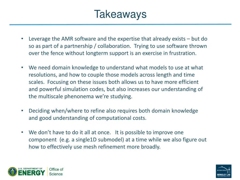 takeaways