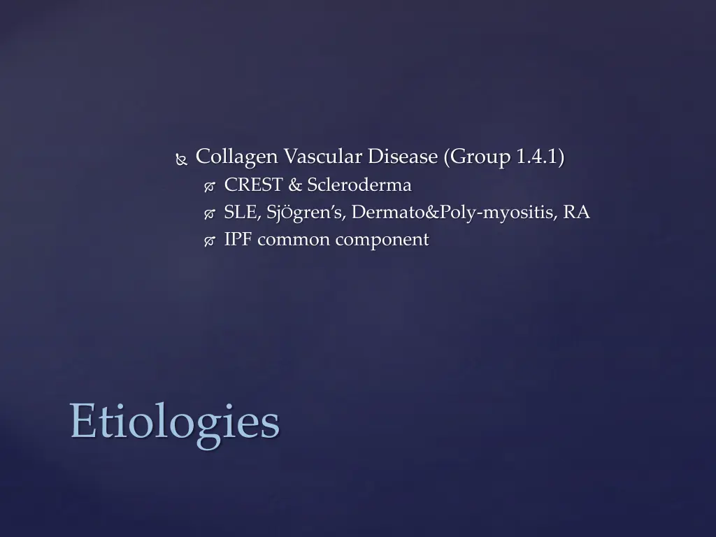 collagen vascular disease group 1 4 1