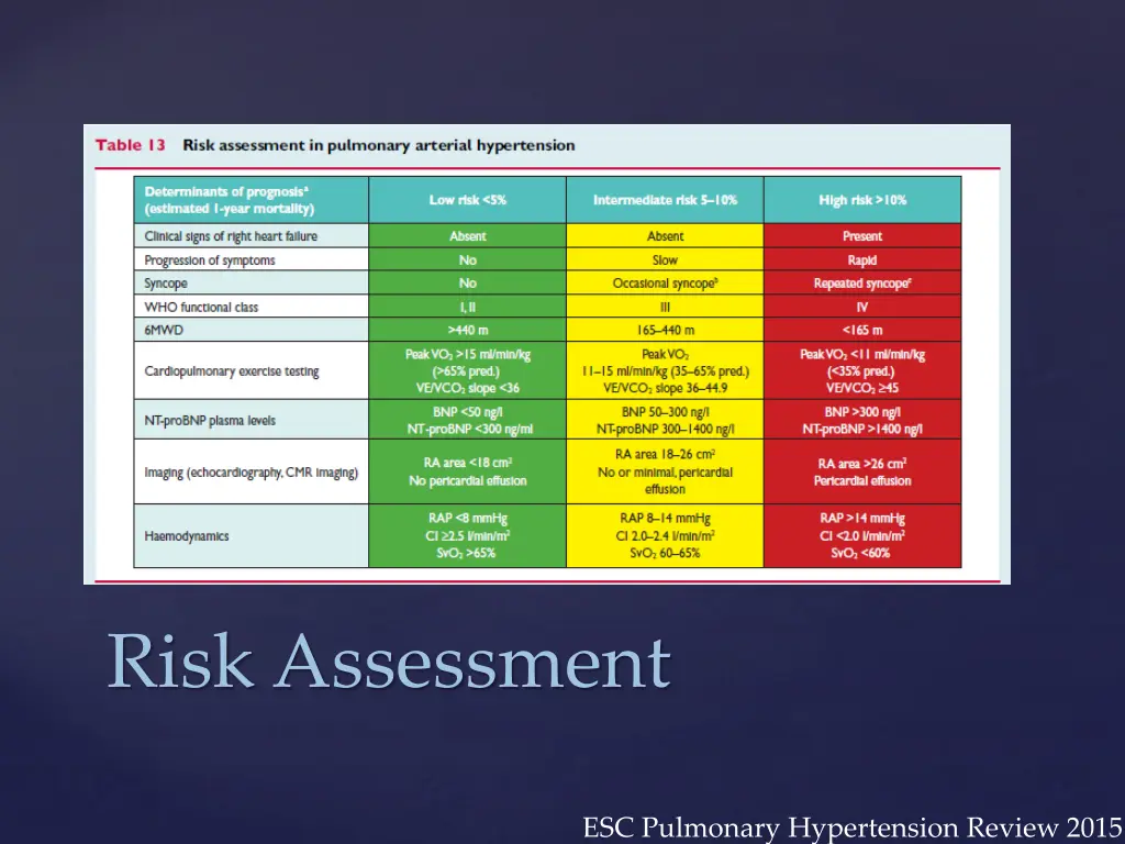 risk assessment
