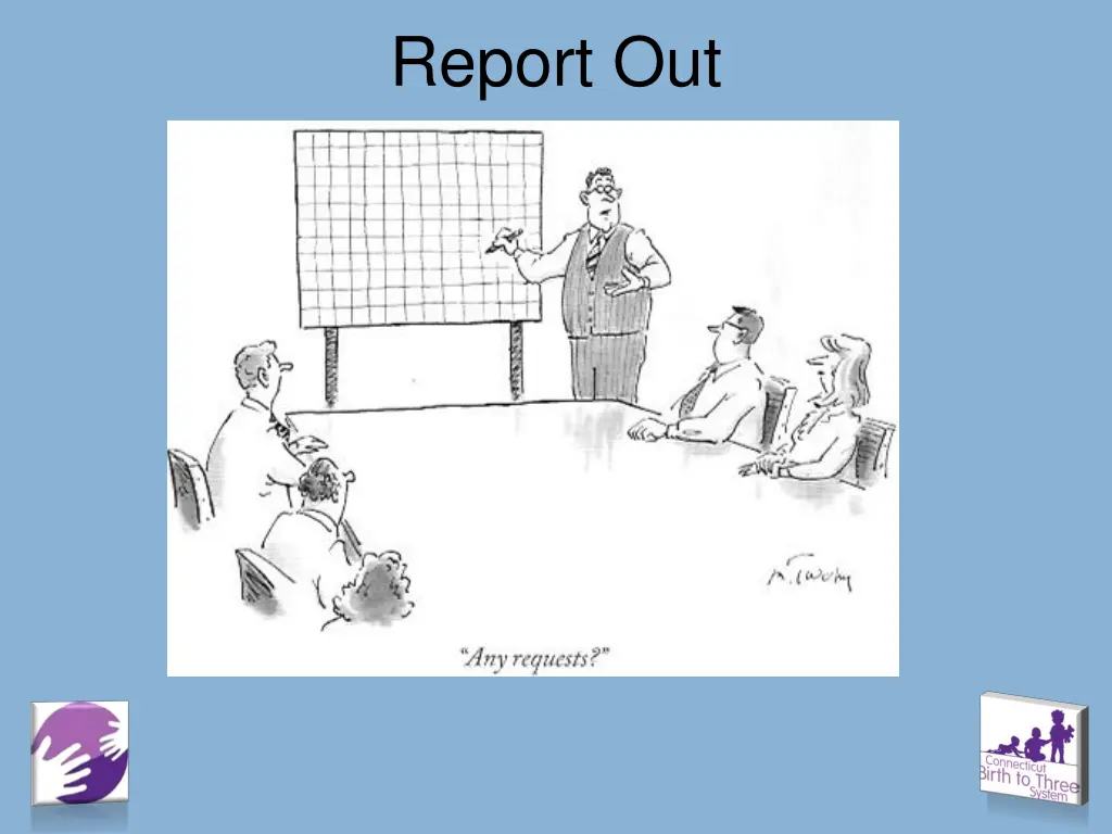 report out