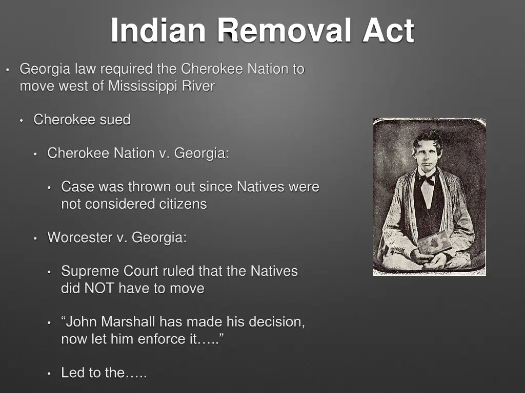 indian removal act