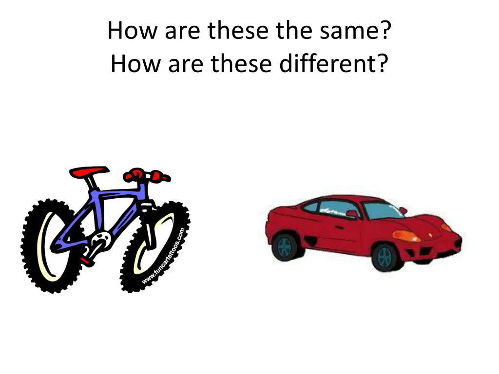 how are these the same how are these different 1