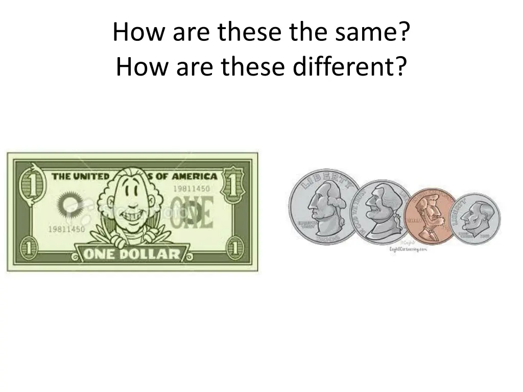 how are these the same how are these different 6