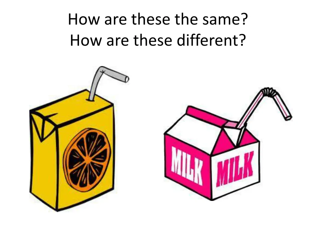 how are these the same how are these different 9