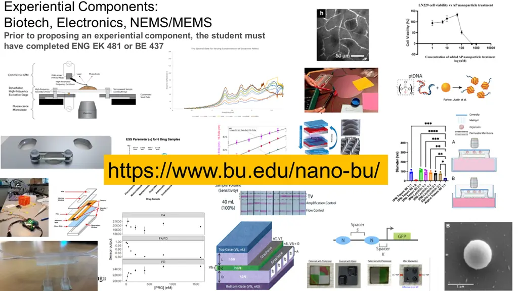 experiential components biotech electronics nems