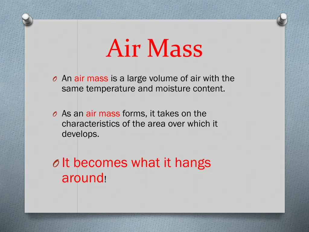 air mass