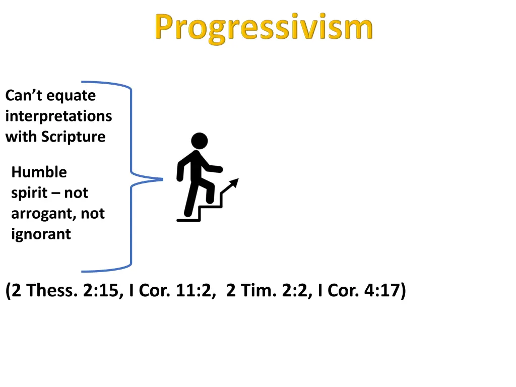 can t equate interpretations with scripture