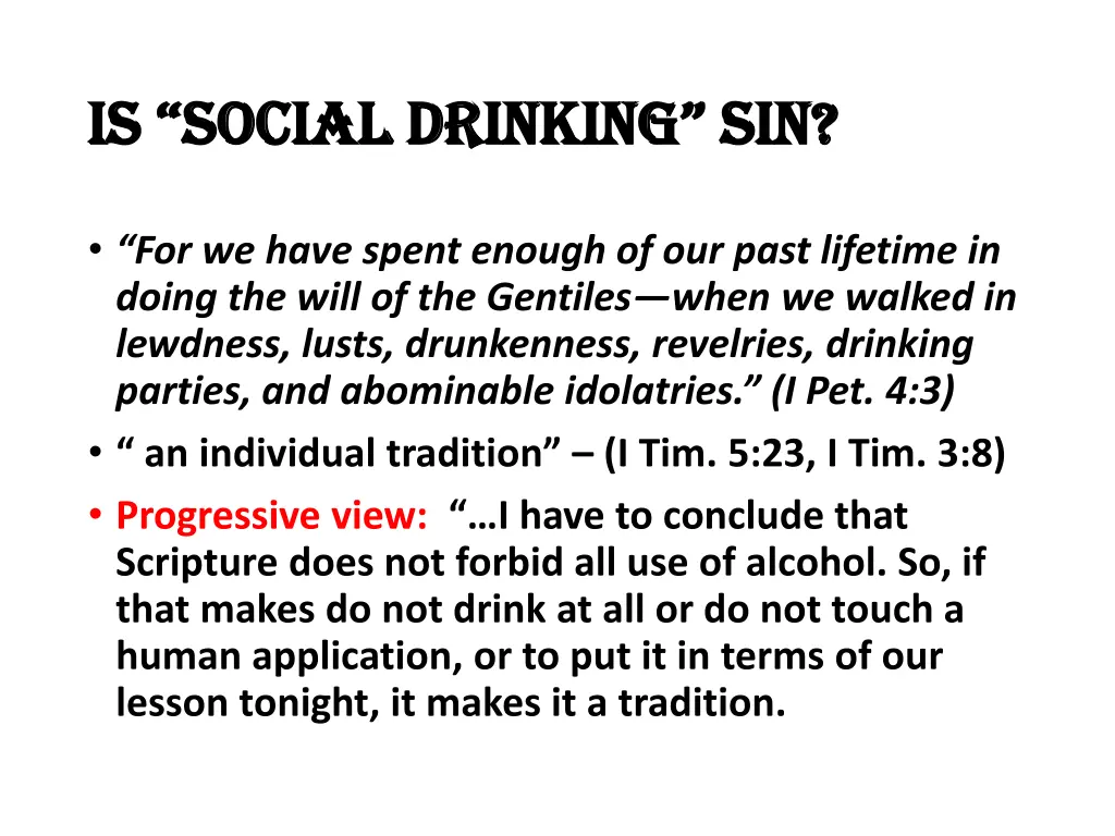 is social drinking sin is social drinking sin