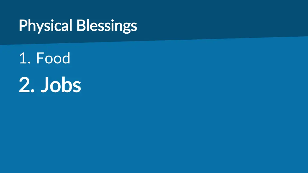 physical blessings physical blessings 1