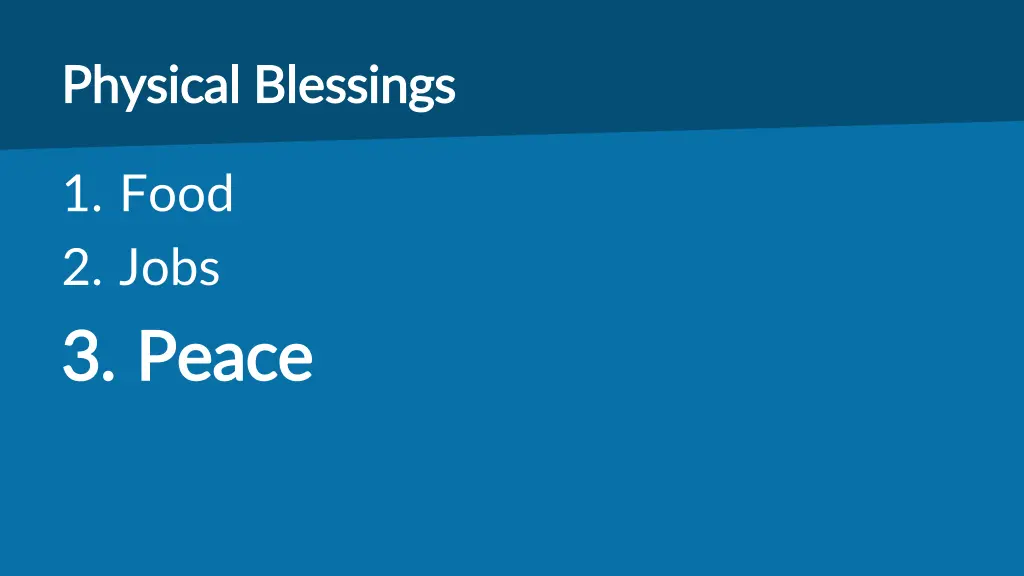 physical blessings physical blessings 2