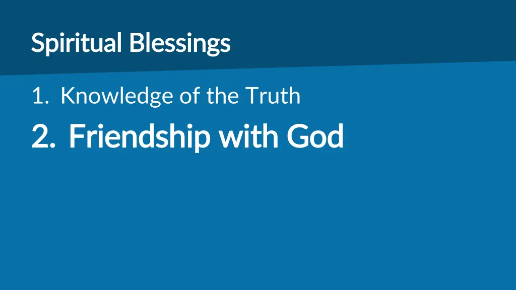 spiritual blessings spiritual blessings 1