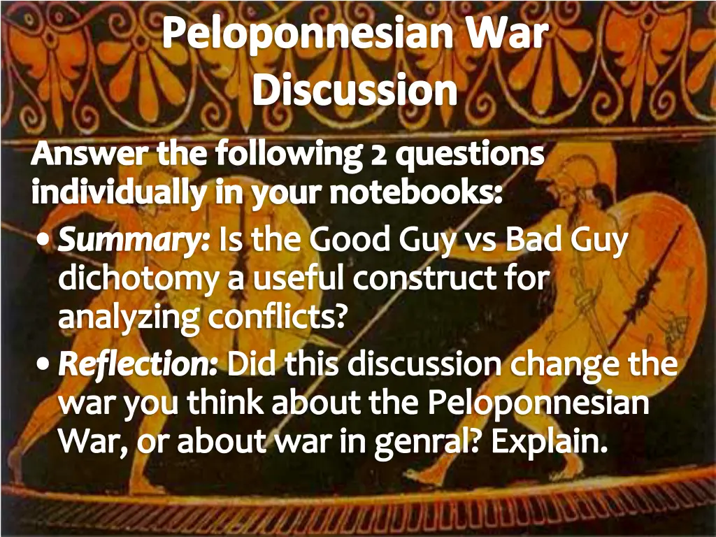 peloponnesian war discussion 1