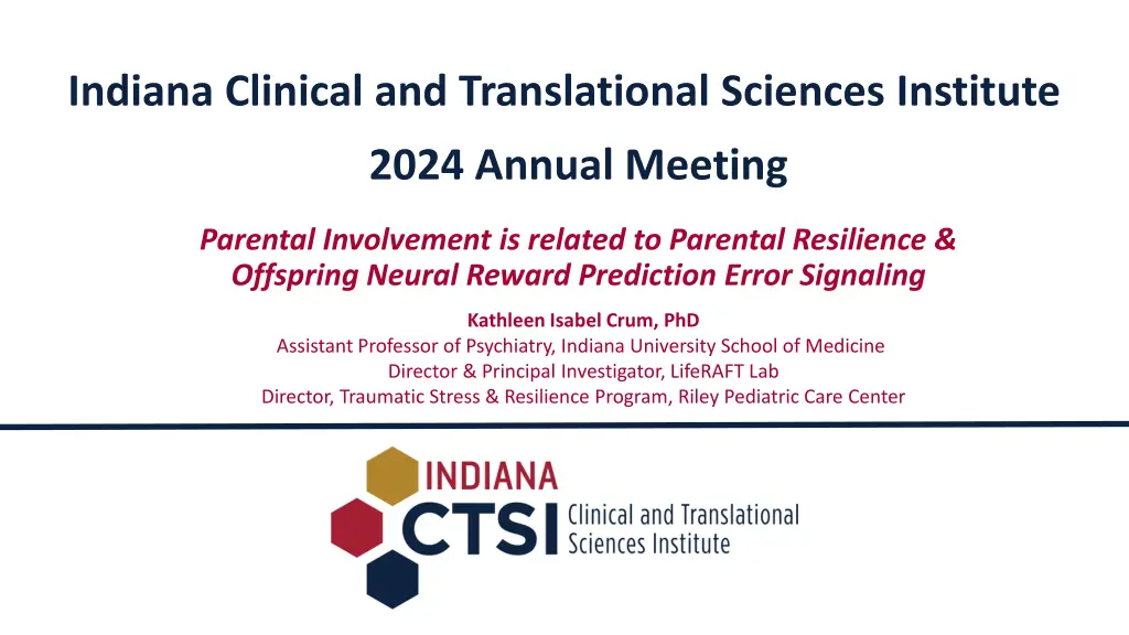 indiana clinical and translational sciences