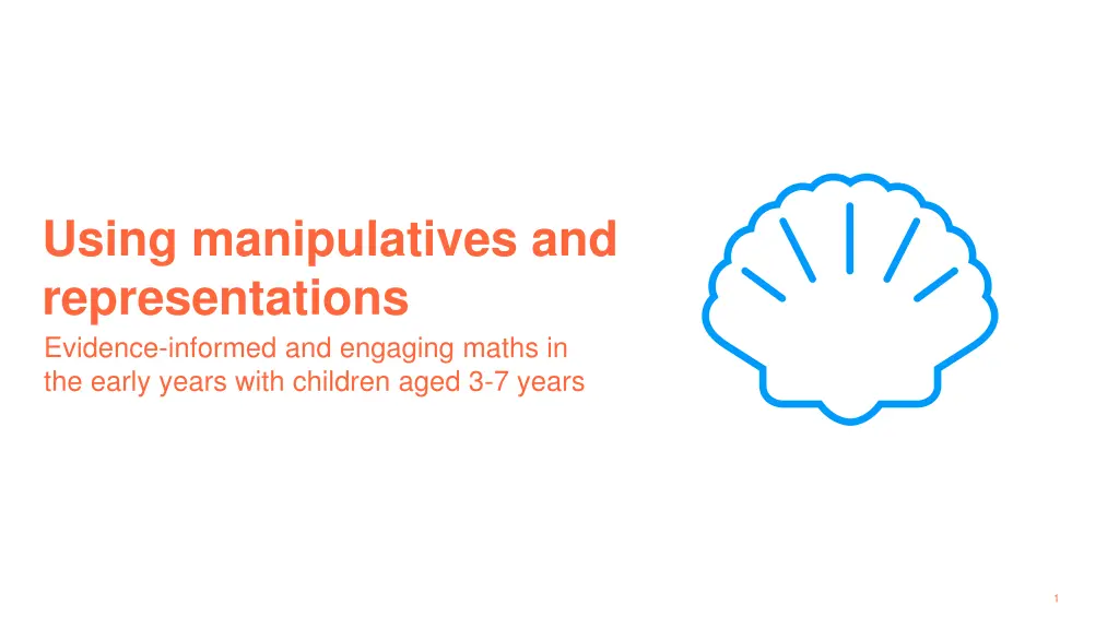 using manipulatives and representations evidence