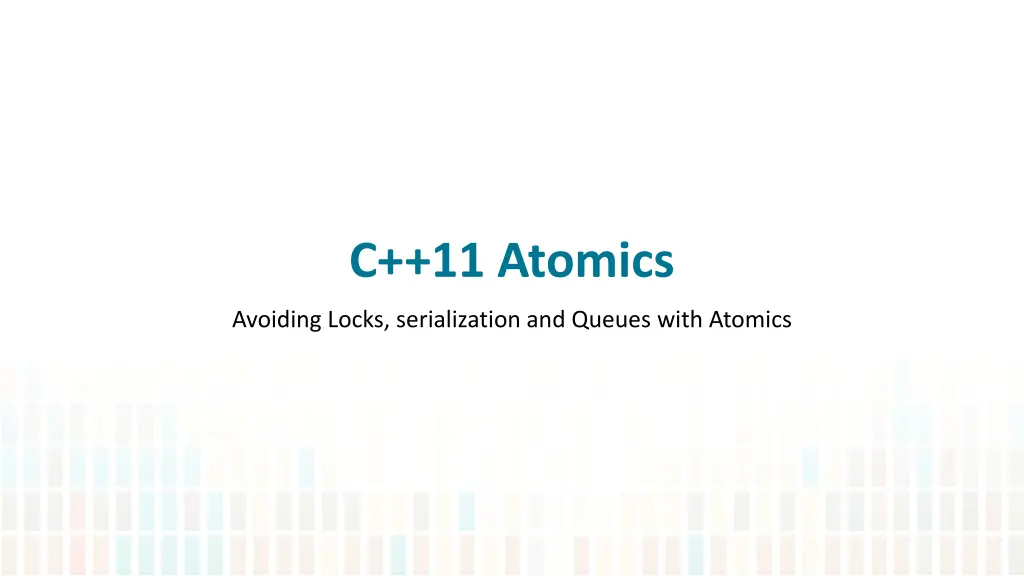 c 11 atomics 2