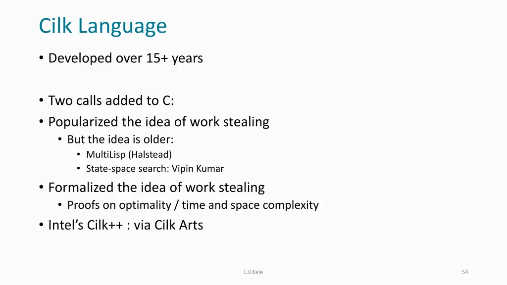 cilk language