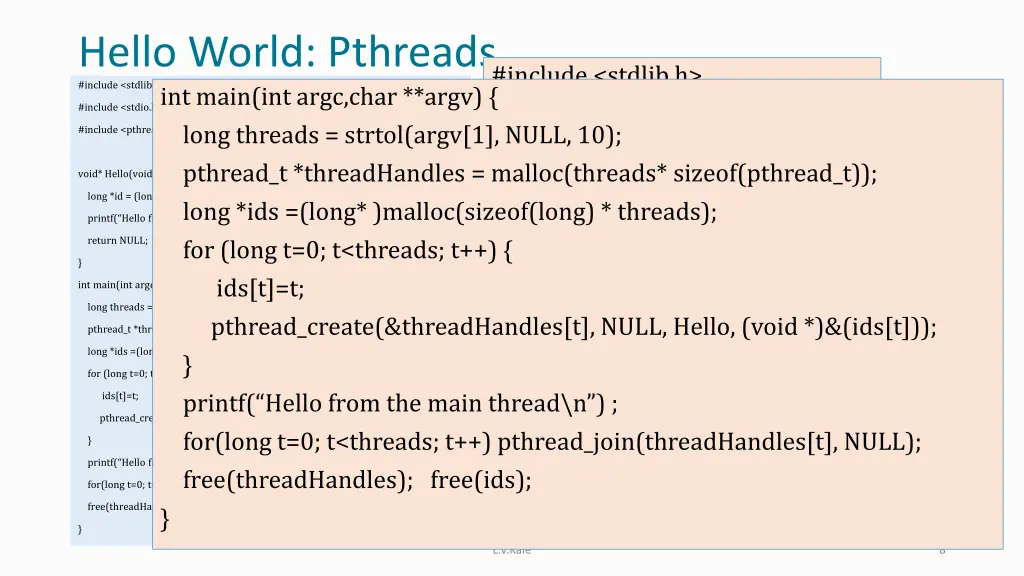 hello world pthreads include stdlib h int main