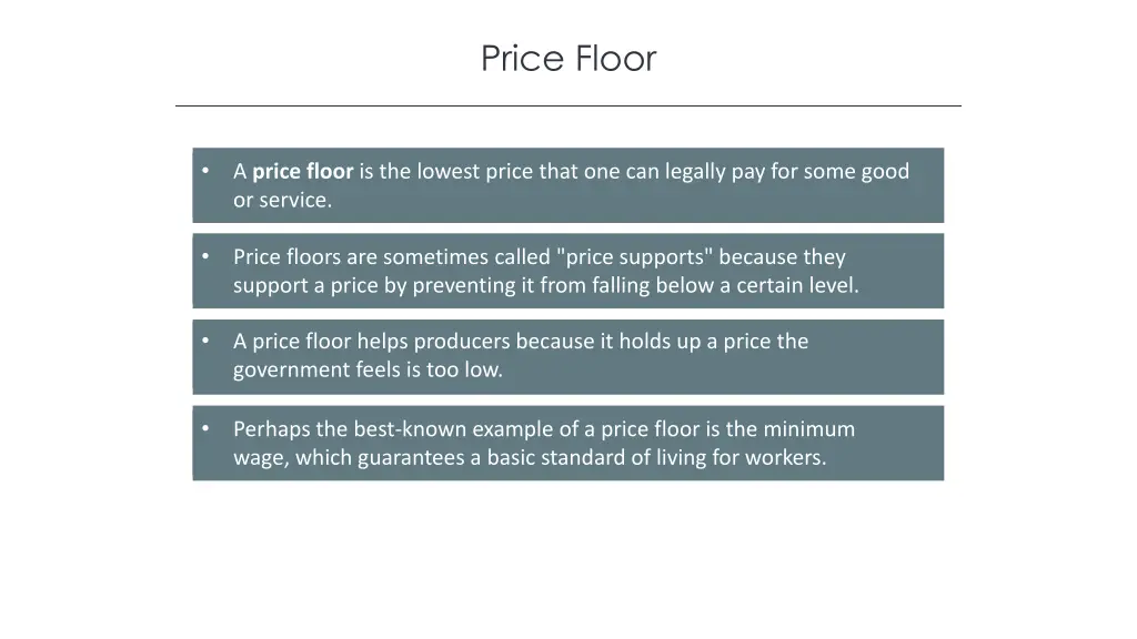 price floor