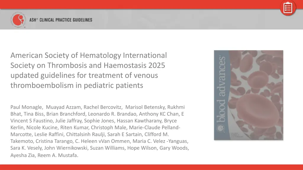 american society of hematology international