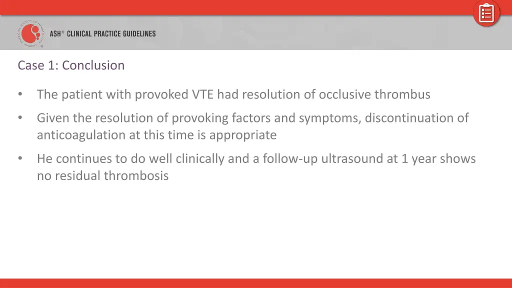 case 1 conclusion