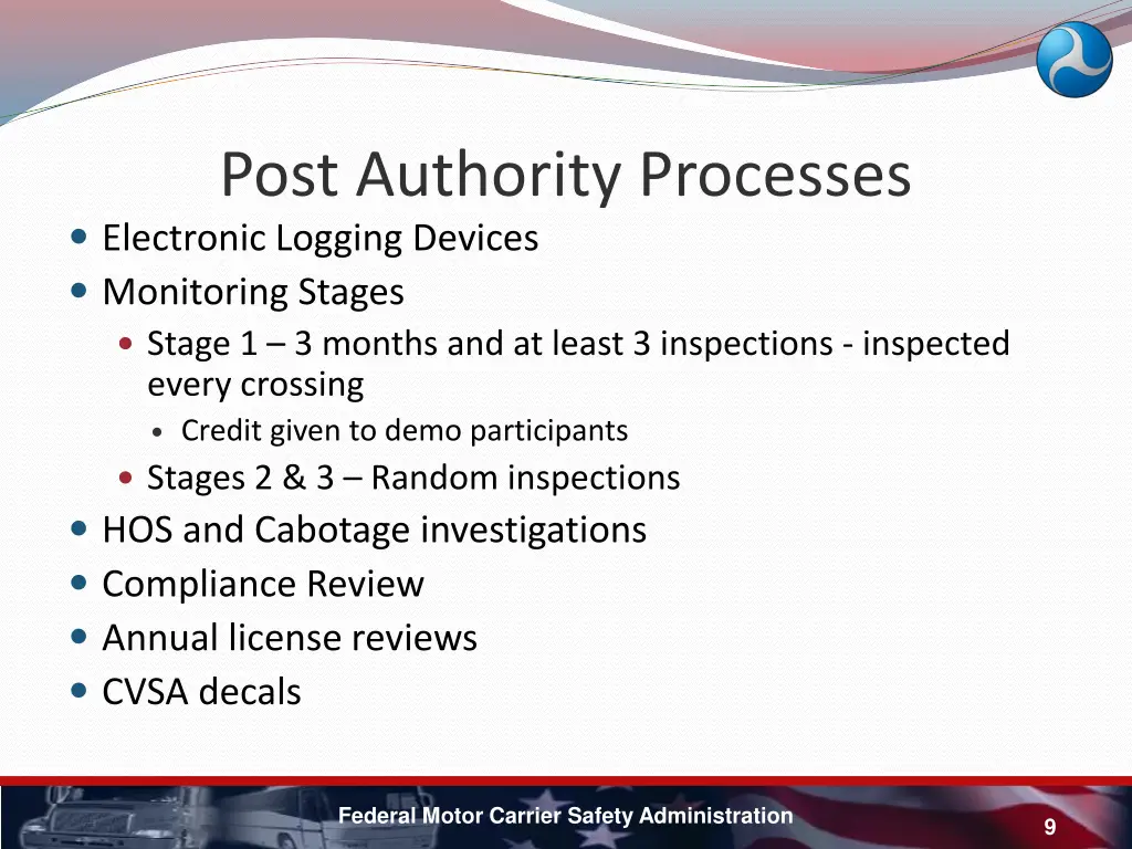 post authority processes electronic logging