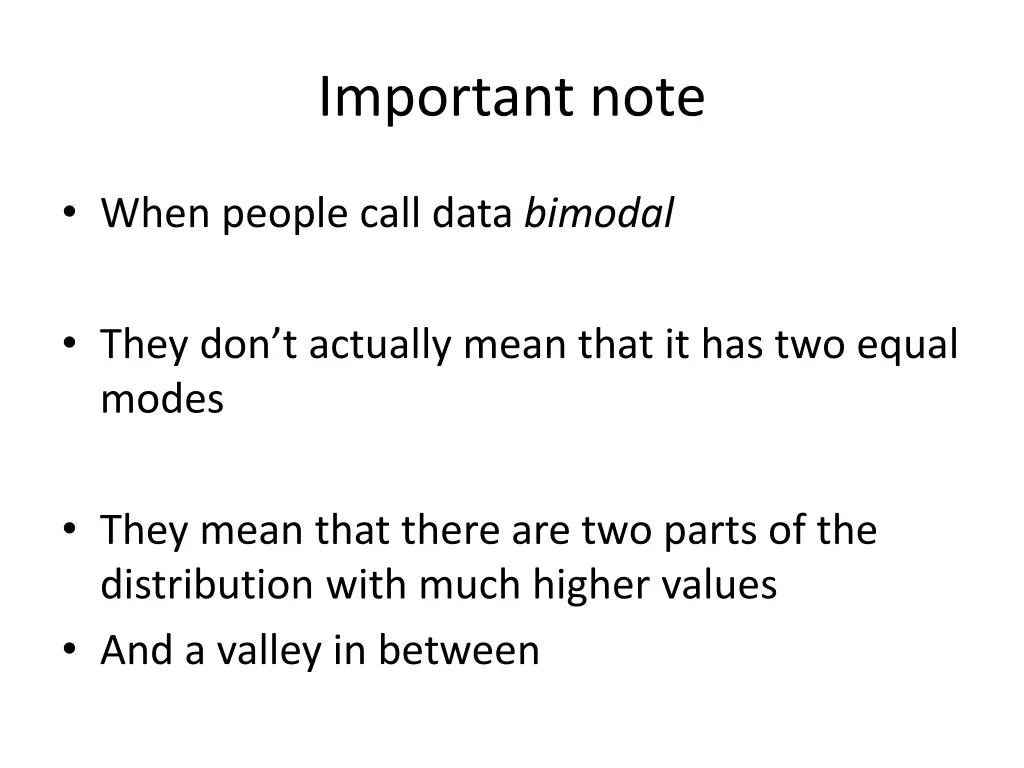 important note